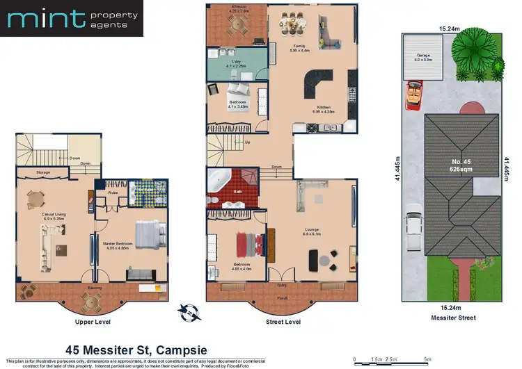 Floorplan of Homely house listing, 45 Messiter Street, Campsie NSW 2194
