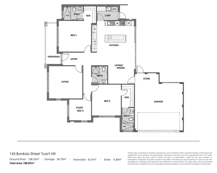Floorplan of Homely house listing, 143 Banksia Street, Tuart Hill WA 6060