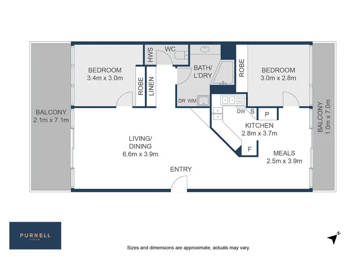 Floorplan of Homely apartment listing, 32/19 Howitt Street, Kingston ACT 2604