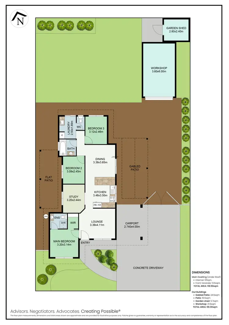 Floorplan of Homely house listing, 95 Stratton Boulevard, Stratton WA 6056