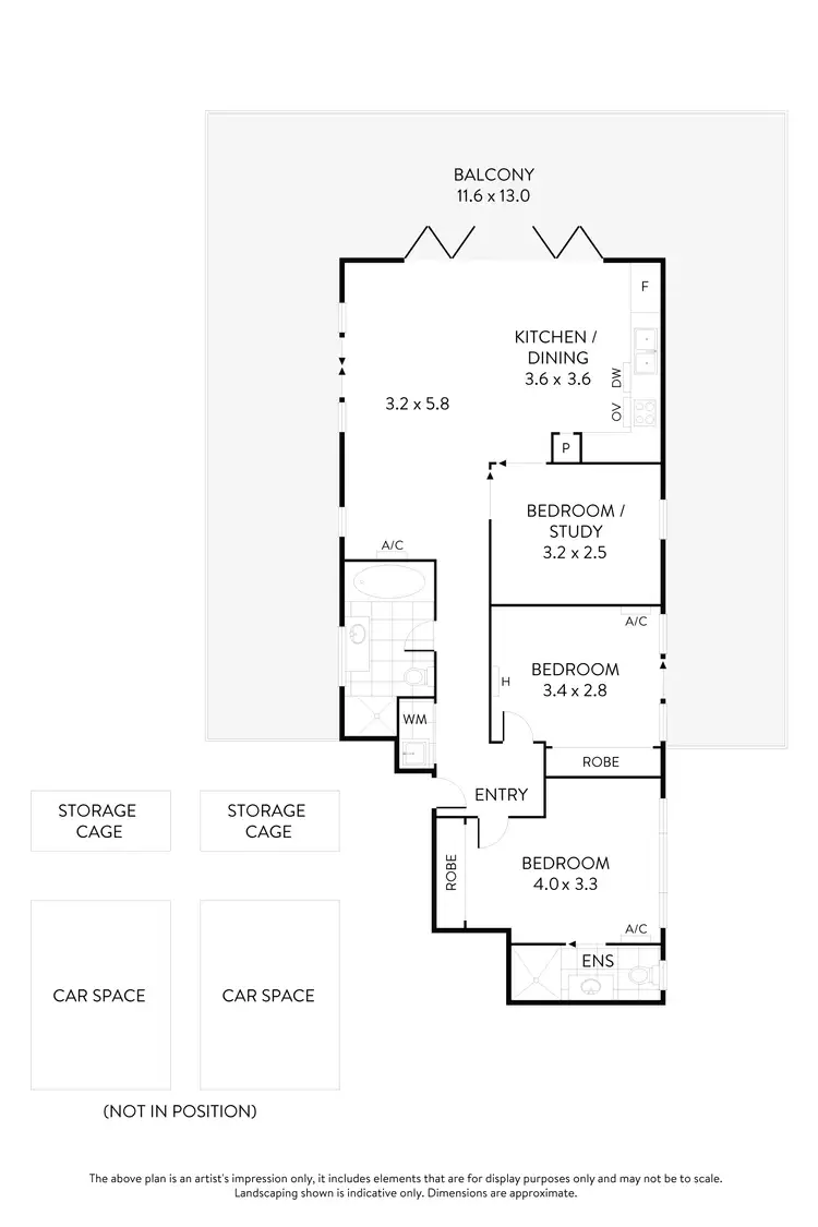 Floorplan of Homely apartment listing, 12/6 Sturt Street, Essendon VIC 3040