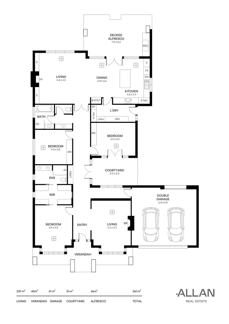Floorplan of Homely house listing, 8 Rymill Road, Somerton Park SA 5044
