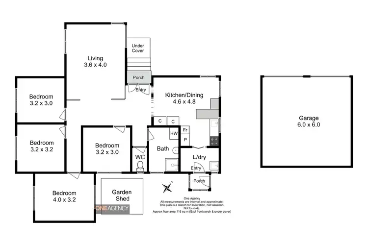 Floorplan of Homely house listing, 80 Havelock Street, Smithton TAS 7330