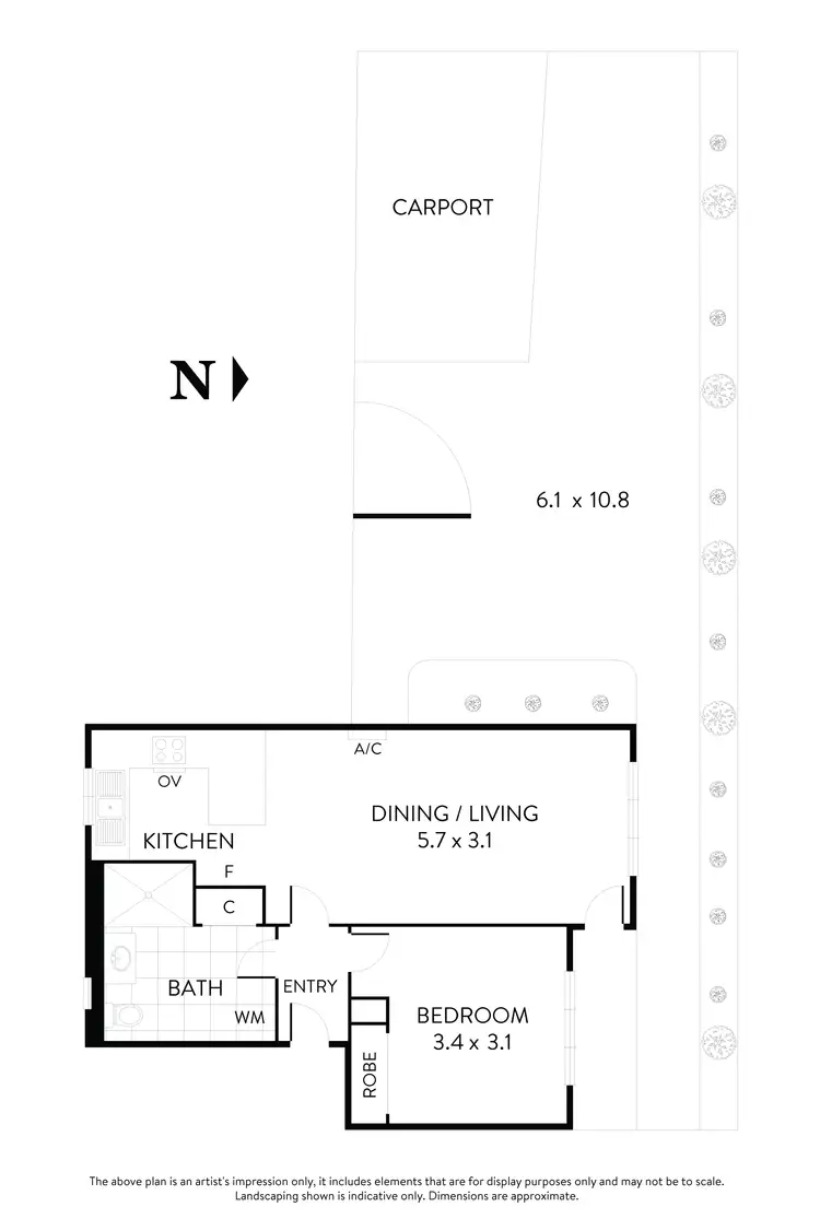 Floorplan of Homely unit listing, 4/1A Gilbertson Street, Essendon VIC 3040