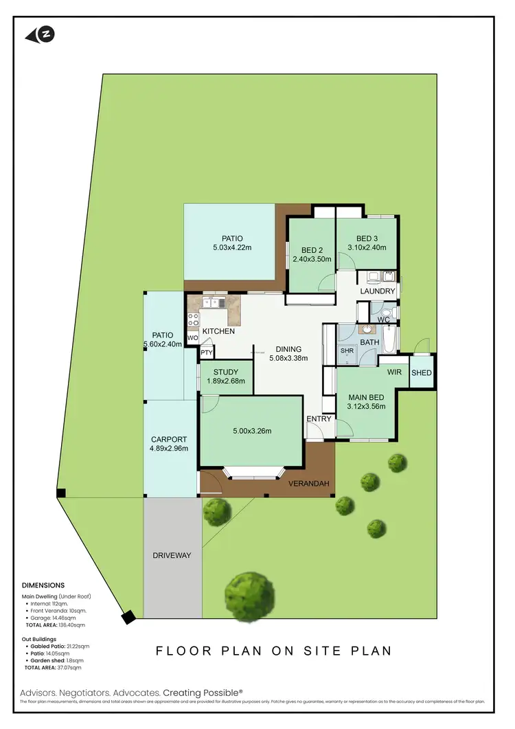 Floorplan of Homely house listing, 1 Tatlock Way, Stratton WA 6056