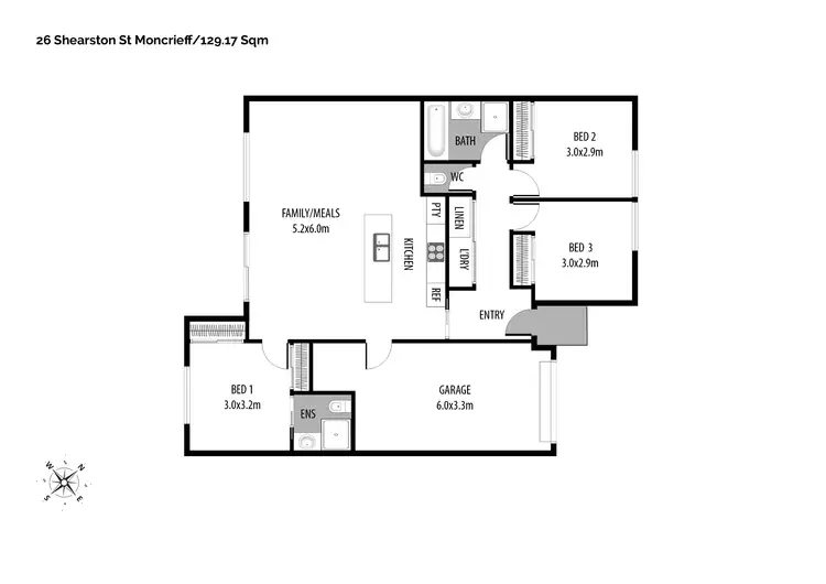 Floorplan of Homely house listing, 26 Shearston Street, Moncrieff ACT 2914