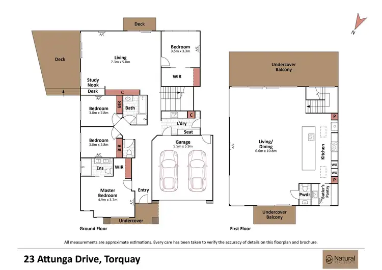 Floorplan of Homely house listing, 23 Attunga Drive, Torquay VIC 3228