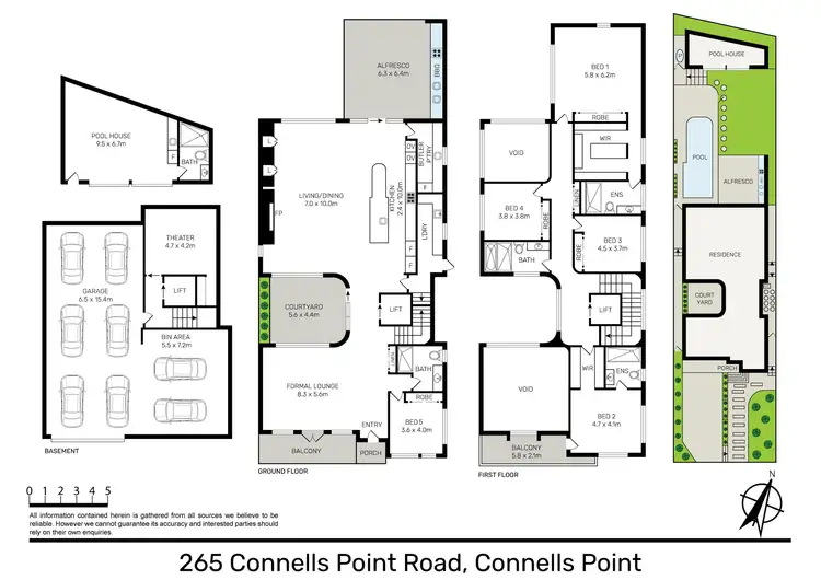 Floorplan of Homely house listing, 265 Connells Point Road, Connells Point NSW 2221