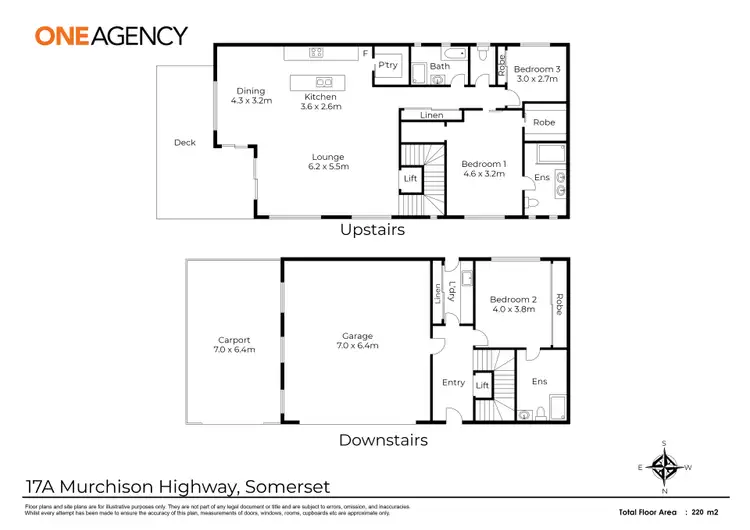 Floorplan of Homely townhouse listing, 4/17A Murchison Highway, Somerset TAS 7322