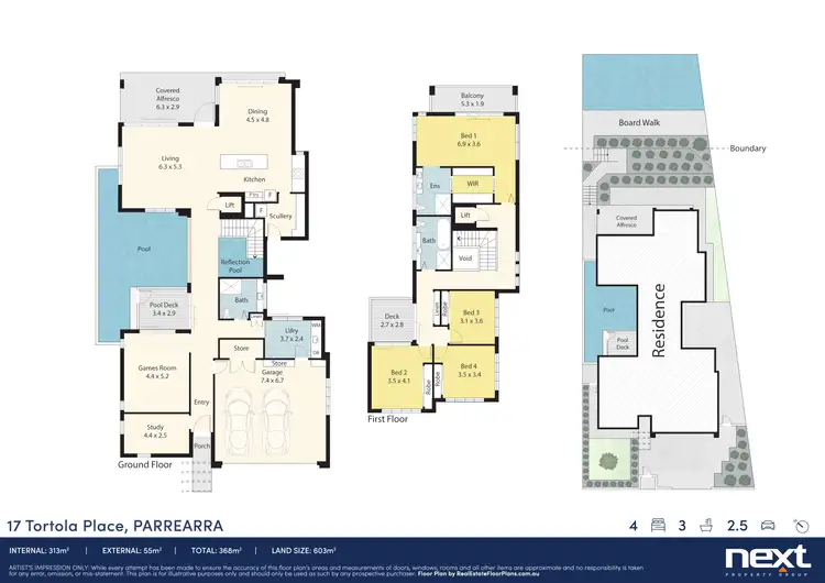 Floorplan of Homely house listing, 17 Tortola Place, Kawana Island QLD 4575