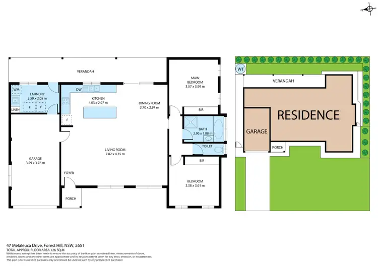 Floorplan of Homely house listing, 47 Melaleuca Drive, Forest Hill NSW 2651