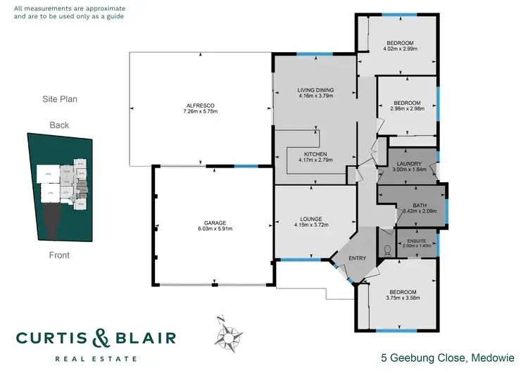 Floorplan of Homely house listing, 5 Geebung Close, Medowie NSW 2318