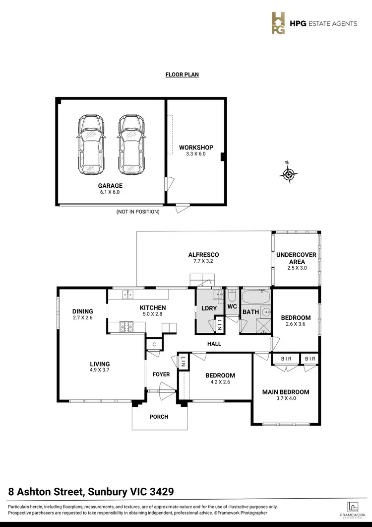 Floorplan of Homely house listing, 8 Ashton Street, Sunbury VIC 3429