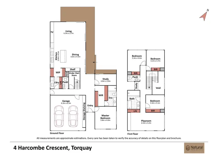 Floorplan of Homely house listing, 4 Harcombe Crescent, Torquay VIC 3228