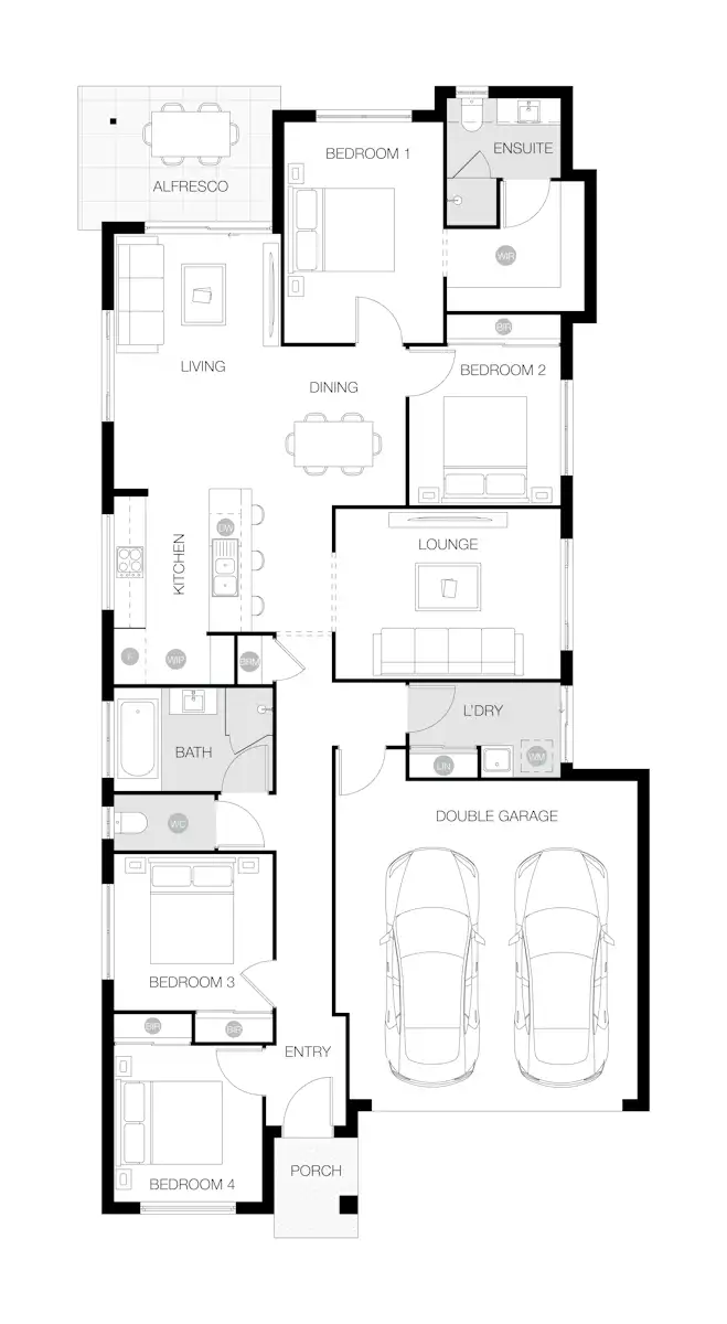 Floorplan of Homely house listing, Lot 967 Coolabah Drive, Redbank Plains QLD 4301