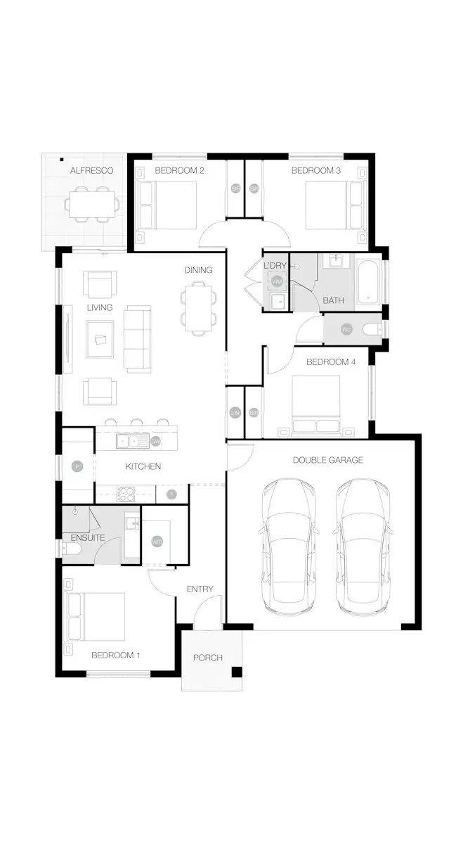 Floorplan of Homely house listing, Lot 8043 Brooklyn Circuit, Spring Mountain QLD 4300