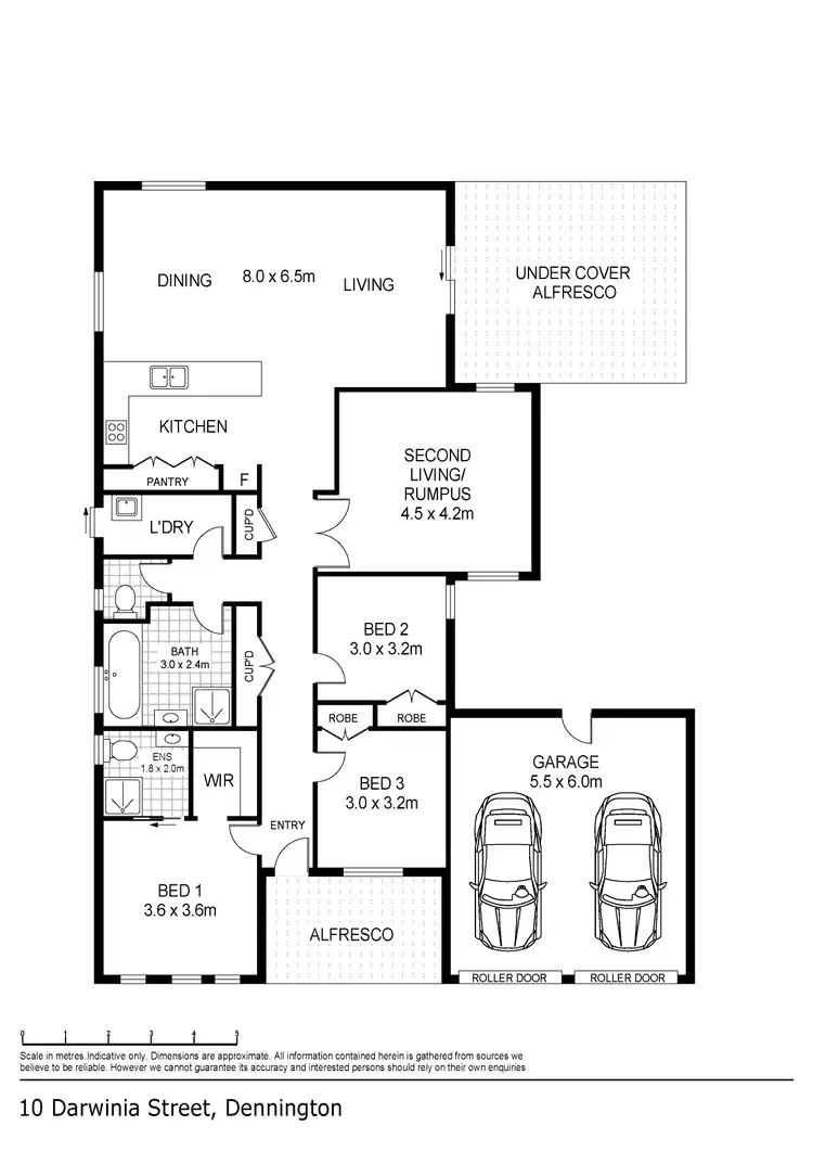 Floorplan of Homely house listing, 10 Darwinia Street, Dennington VIC 3280