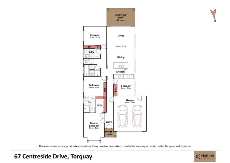 Floorplan of Homely house listing, 67 Centreside Drive, Torquay VIC 3228