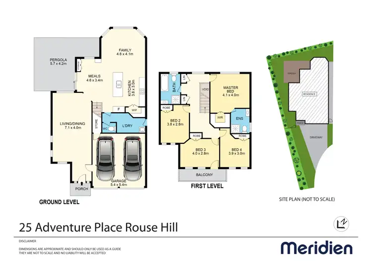 Floorplan of Homely house listing, 25 Adventure Place, Rouse Hill NSW 2155