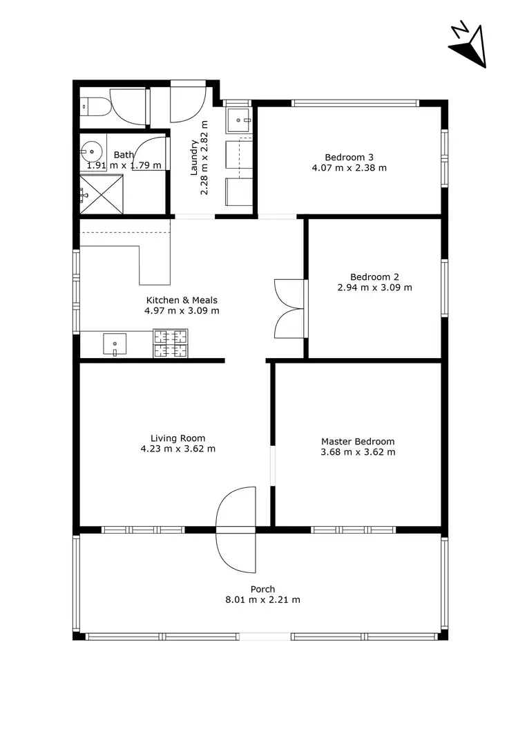 Floorplan of Homely house listing, 7 Meelah Way, Koongamia WA 6056