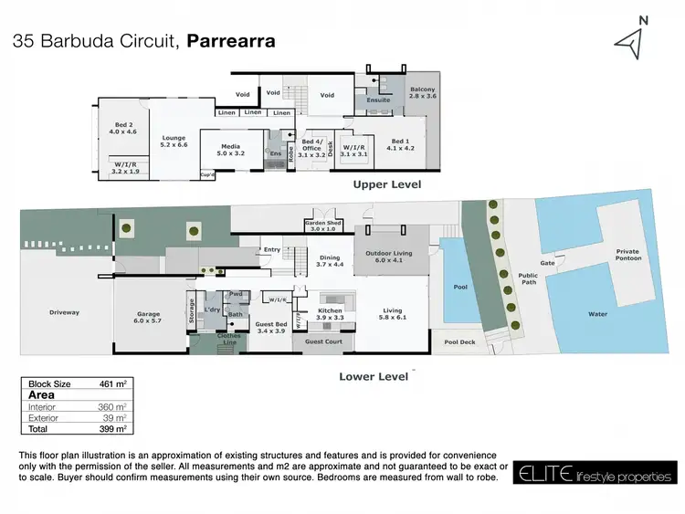 Floorplan of Homely house listing, 35 Barbuda Circuit, Kawana Island QLD 4575
