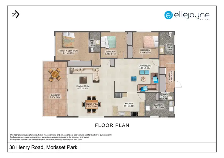 Floorplan of Homely house listing, 38 Henry Road, Morisset Park NSW 2264