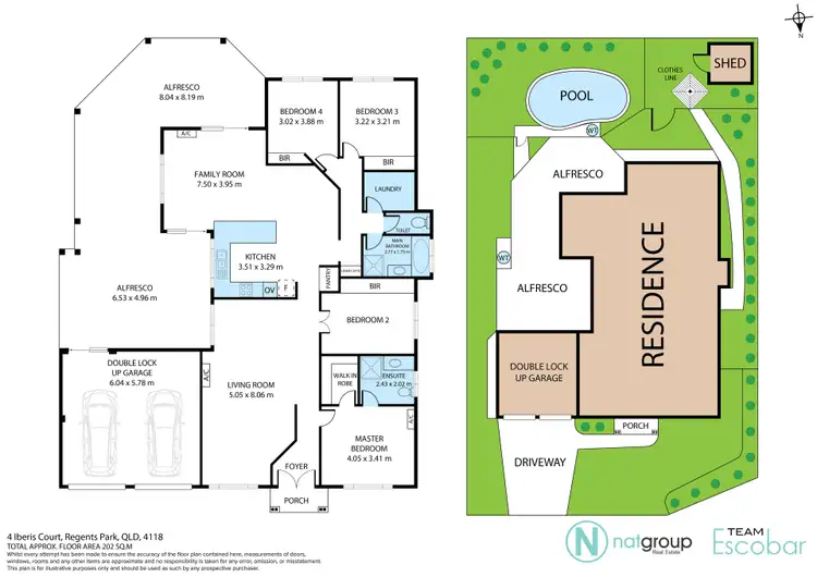 Floorplan of Homely house listing, 4 Iberis Court, Regents Park QLD 4118