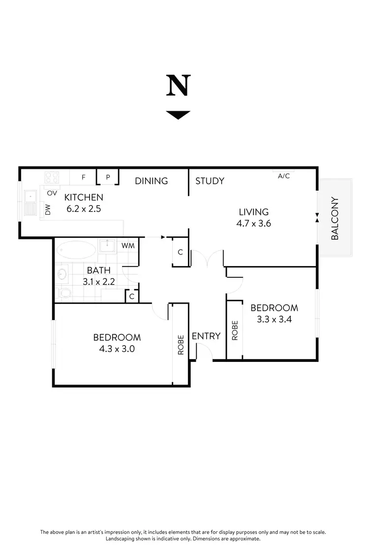 Floorplan of Homely unit listing, 9/14 Ardmillan Road, Moonee Ponds VIC 3039