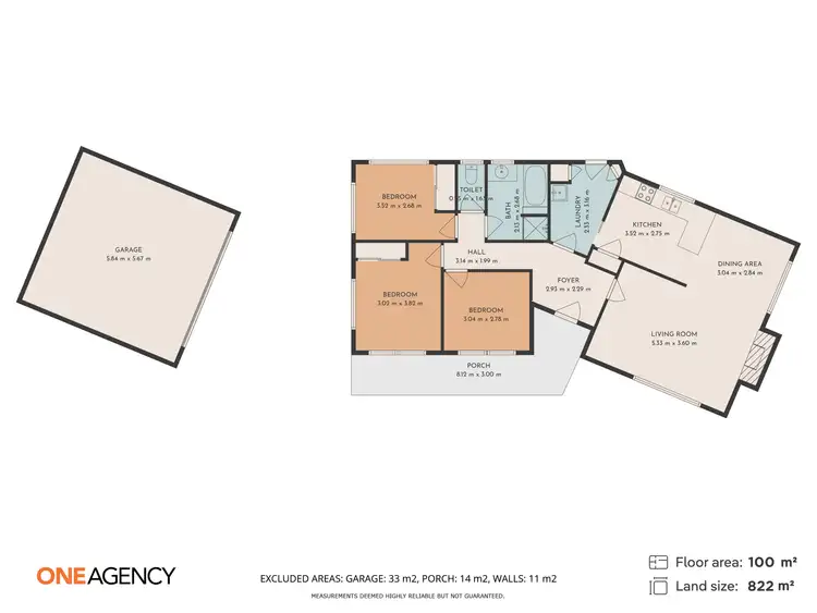 Floorplan of Homely house listing, 50A Eastland Drive, Ulverstone TAS 7315