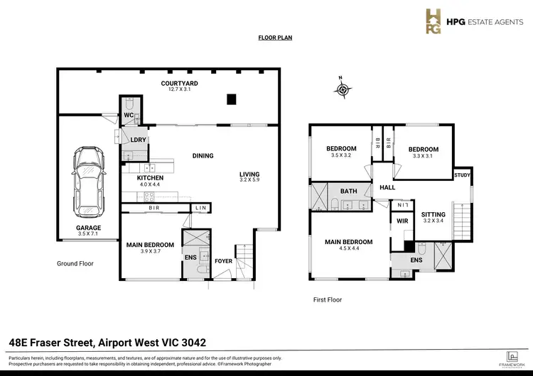 Floorplan of Homely house listing, 48E Fraser Street, Airport West VIC 3042
