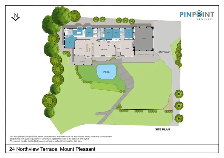 Floorplan of Homely house listing, 24 Northview Terrace, Mount Pleasant QLD 4740