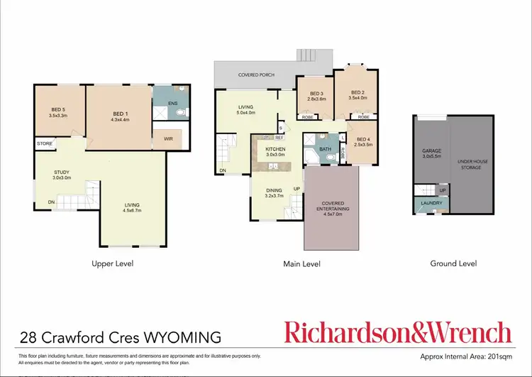 Floorplan of Homely house listing, 28 Crawford Crescent, Wyoming NSW 2250