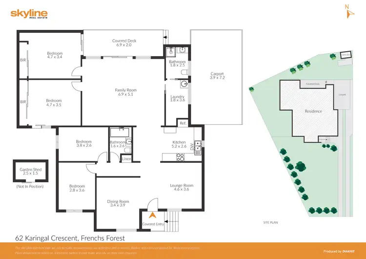 Floorplan of Homely house listing, 62 Karingal Crescent, Frenchs Forest NSW 2086