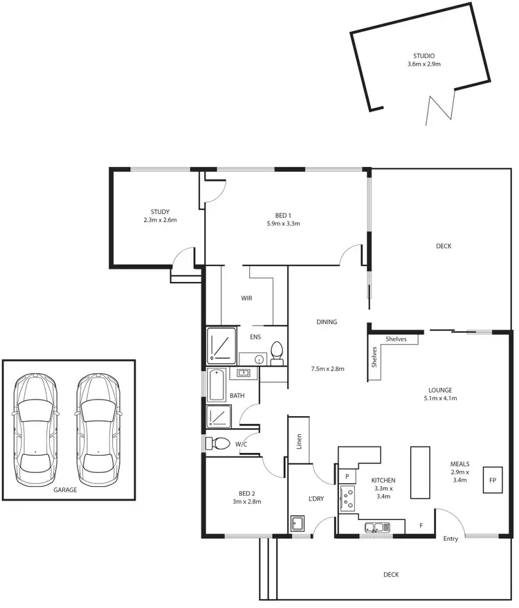 Floorplan of Homely house listing, 40 Maltby Circuit, Wanniassa ACT 2903
