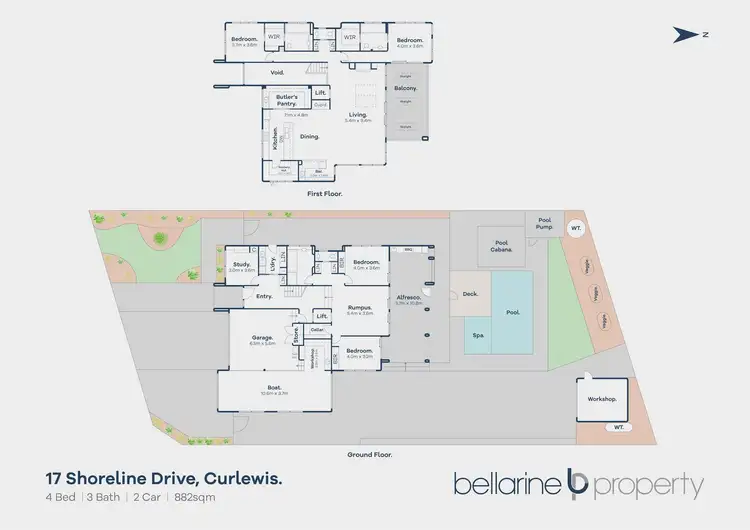 Floorplan of Homely house listing, 17 Shoreline Drive, Curlewis VIC 3222