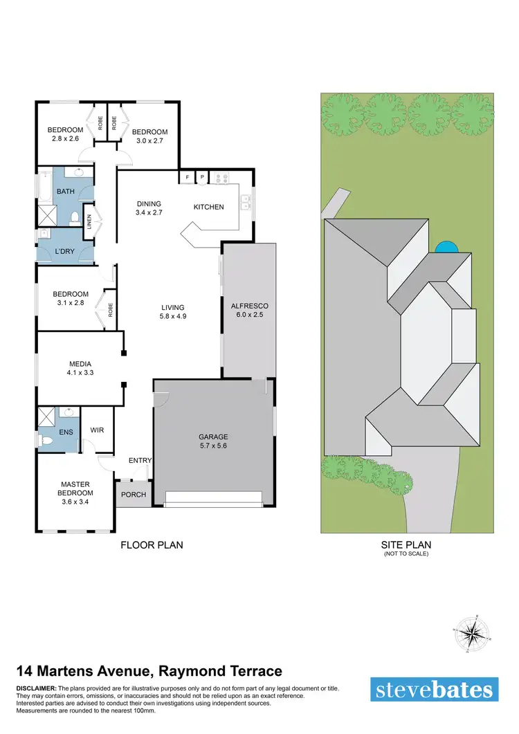Floorplan of Homely house listing, 14 Martens Avenue, Raymond Terrace NSW 2324