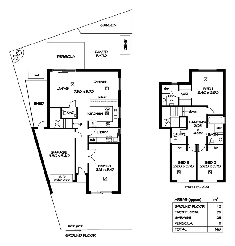 Floorplan of Homely house listing, 7A Middle Avenue, Paralowie SA 5108