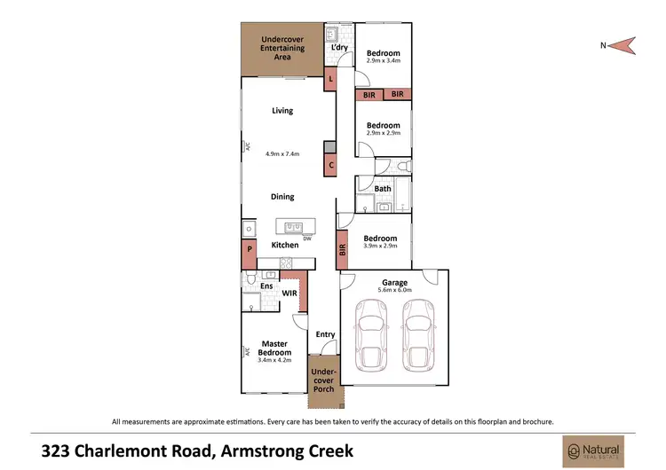 Floorplan of Homely house listing, 323 Charlemont Road, Armstrong Creek VIC 3217
