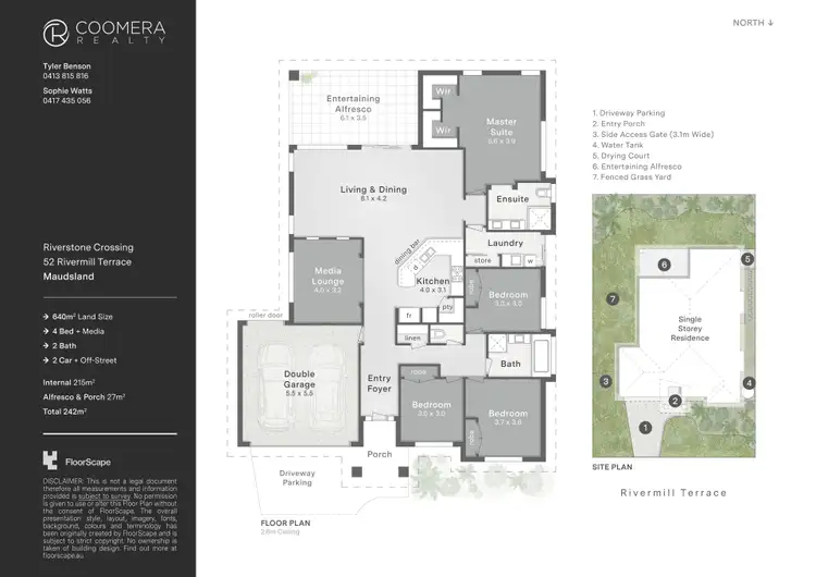 Floorplan of Homely house listing, 52 Rivermill Terrace, Maudsland QLD 4210
