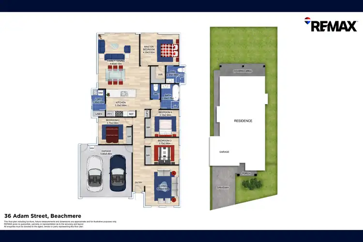 Floorplan of Homely house listing, 36 Adam Street, Beachmere QLD 4510