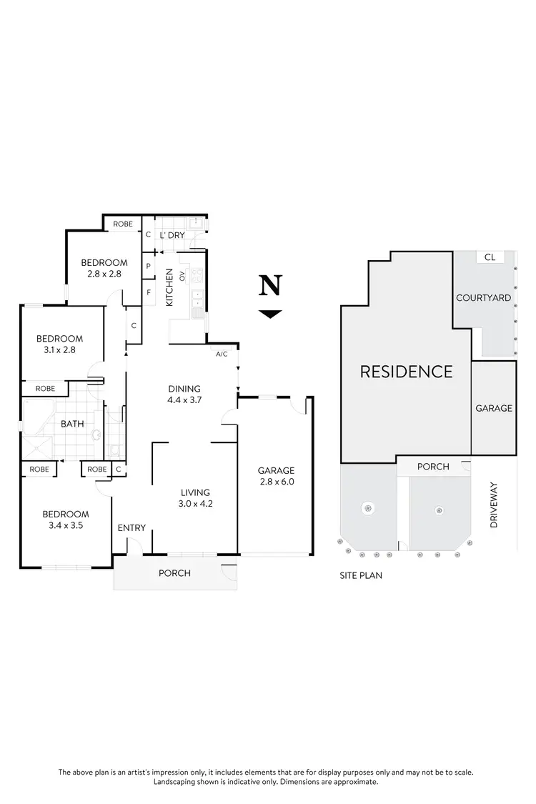 Floorplan of Homely unit listing, 1/69 McIntosh Street, Airport West VIC 3042