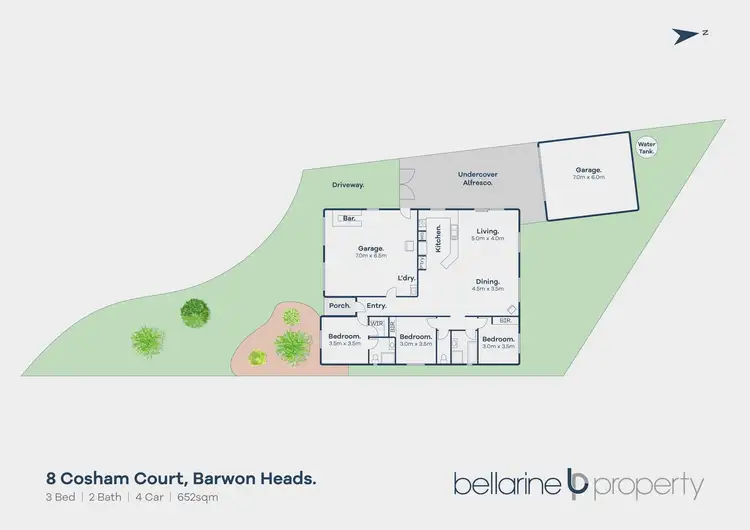 Floorplan of Homely house listing, 8 Cosham Court, Barwon Heads VIC 3227
