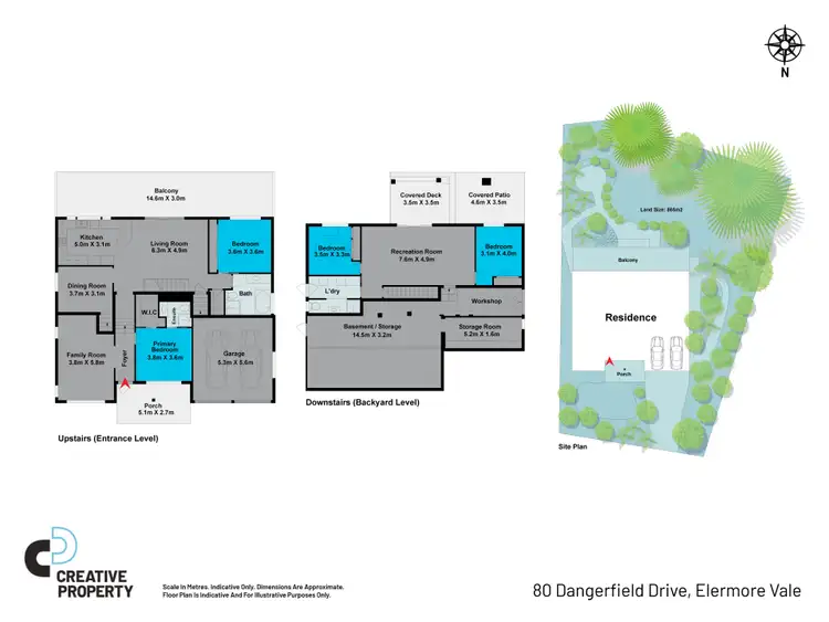 Floorplan of Homely house listing, 80 Dangerfield Drive, Elermore Vale NSW 2287