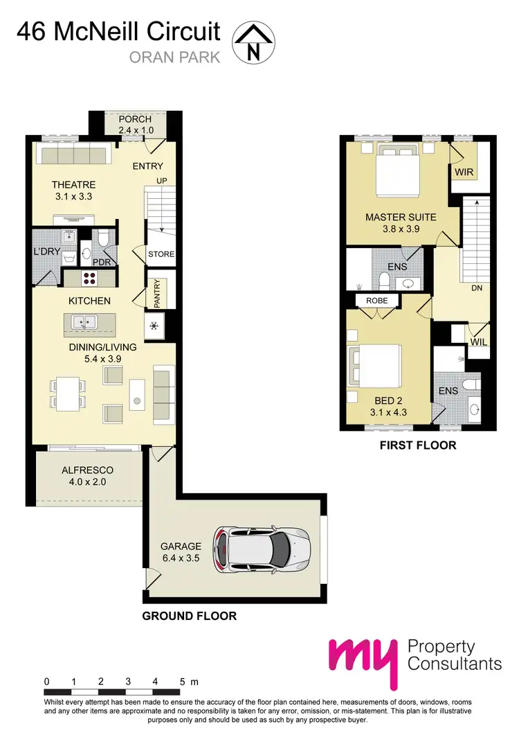 Floorplan of Homely house listing, 46 McNeill Circuit, Oran Park NSW 2570