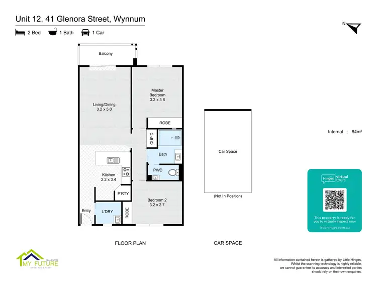 Floorplan of Homely apartment listing, 12/41 Glenora Street, Wynnum QLD 4178