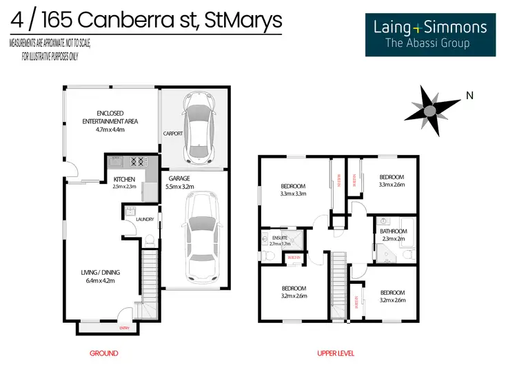 Floorplan of Homely townhouse listing, 4/165 Canberra Street, St Marys NSW 2760