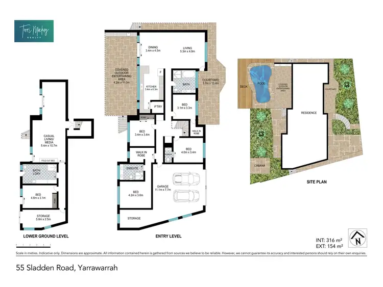 Floorplan of Homely house listing, 55 Sladden Road, Yarrawarrah NSW 2233