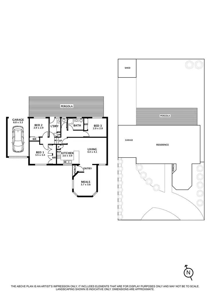 Floorplan of Homely house listing, 14 Pinus Place, Meadow Heights VIC 3048