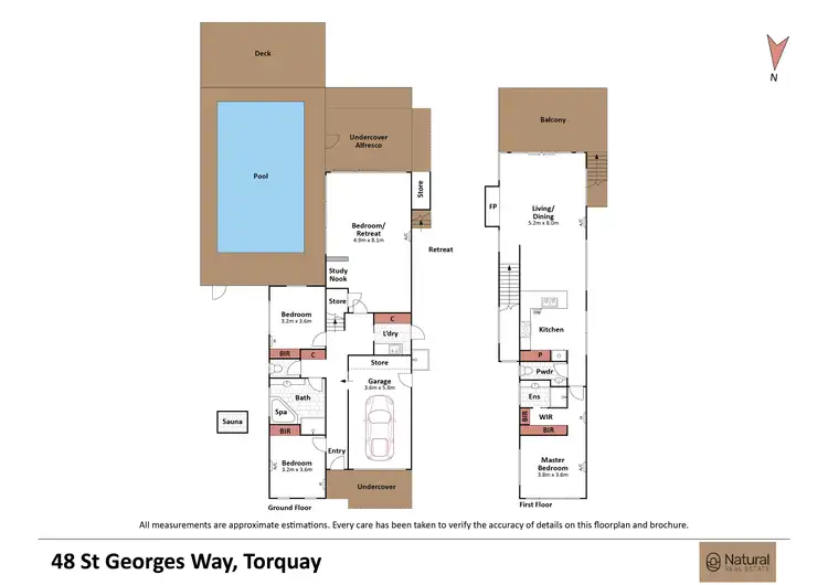 Floorplan of Homely house listing, 48 St Georges Way, Torquay VIC 3228