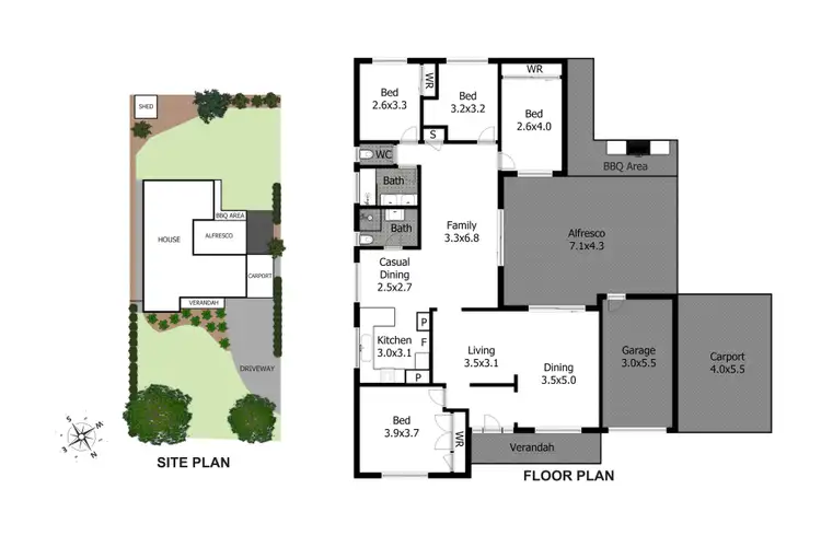 Floorplan of Homely house listing, 5 Ulpha Place, Cranebrook NSW 2749